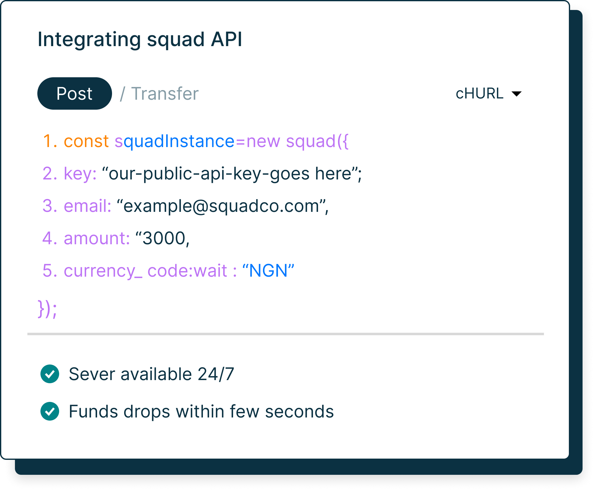 Transfer API